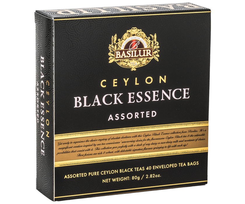 Té negro Ceylon -Black Essence Tea Surtido 40 Bolsitas